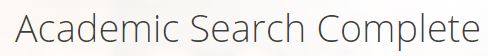 Academic Search Complete